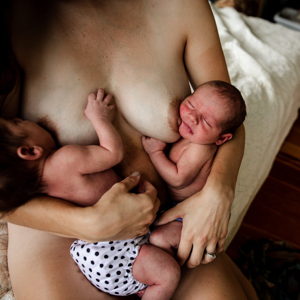 Finding Our Rhythm: Postpartum with Twins - By Domino Kirke-Badgley